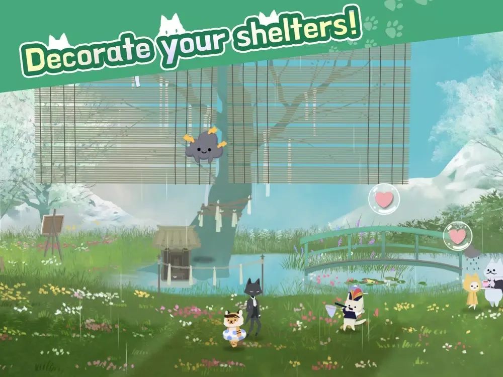 ภาพหน้าจอของ Cat Shelter and Animal Friends iPad 