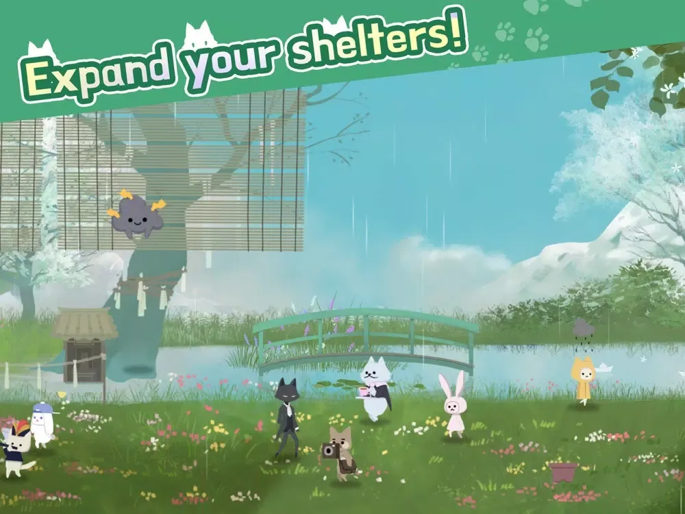 ภาพหน้าจอของ Cat Shelter and Animal Friends iPad 