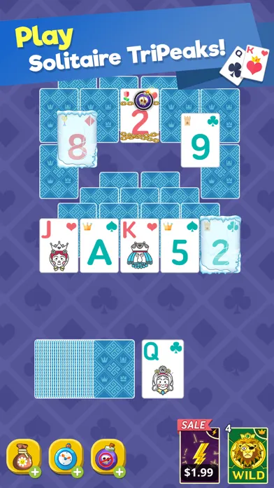 Theme Solitaire: Tripeaks game 스크린샷