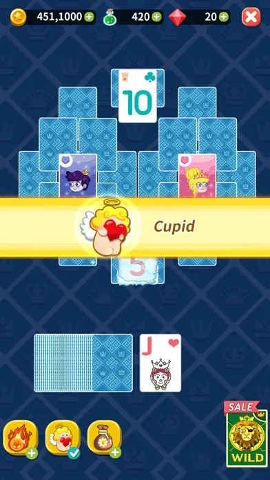 Theme Solitaire: Tripeaks game 스크린샷