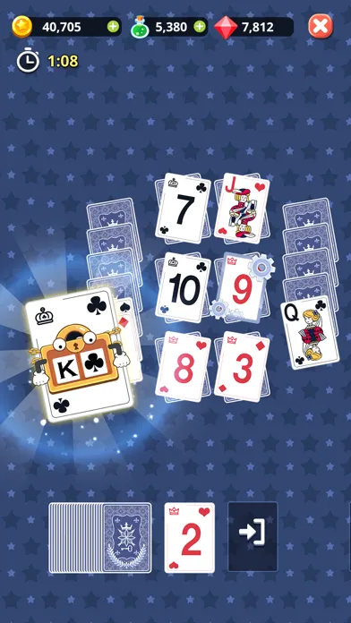 Theme Solitaire: Tripeaks game 스크린샷