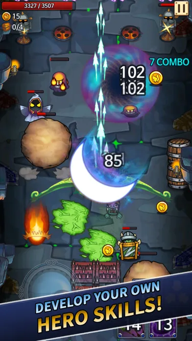 ภาพหน้าจอของ Wonder Knights : Pesadelo - Shooting RPG