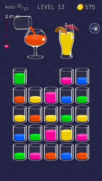 Cocktail Puzzle: Liquid Sort স্ক্রিনশট