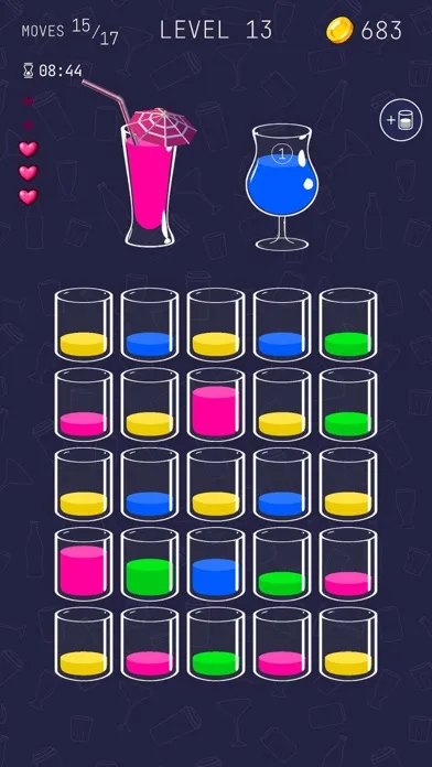 Cocktail Puzzle: Liquid Sort স্ক্রিনশট