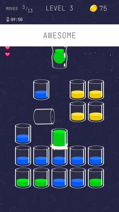 Cocktail Puzzle: Liquid Sort স্ক্রিনশট