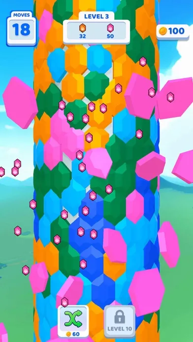 Hex Fall 3D應用截圖