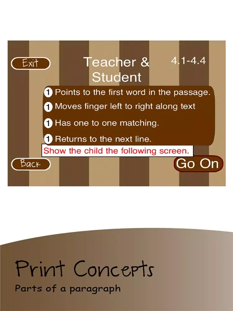 Capturas de pantalla de Kinder Assessment iPad 