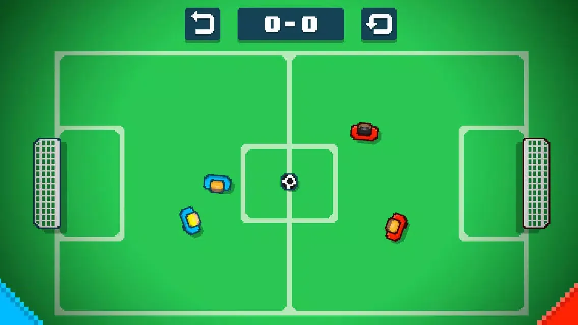 Ảnh chụp màn hình của Socxel | Pixel Soccer