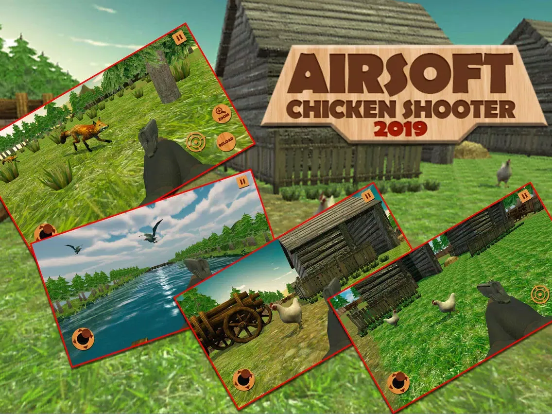 Airsoft Chicken Shooter 2019 iPad  Screenshots