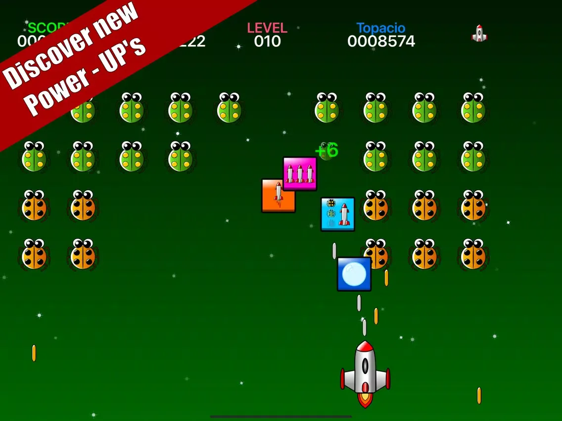 Bug Invaders iPad  سکرین شاٹس