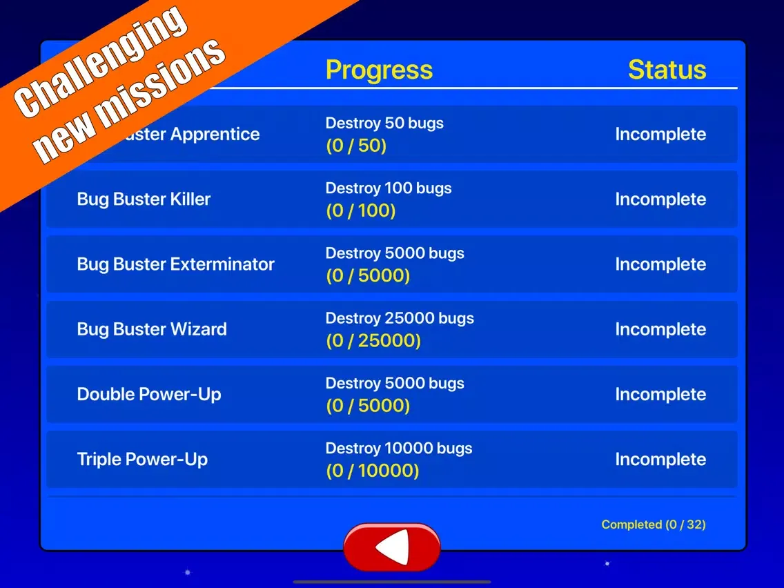 Bug Invaders iPad  سکرین شاٹس