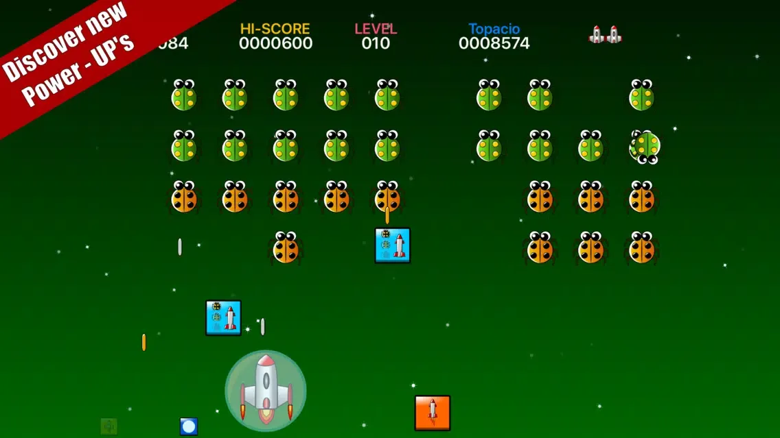 Bug Invaders سکرین شاٹس
