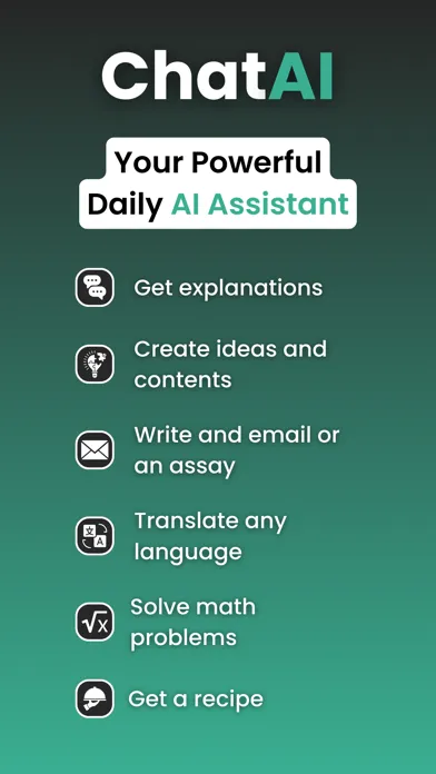Скриншоты AI Chat: Ask Chatbot Assistant