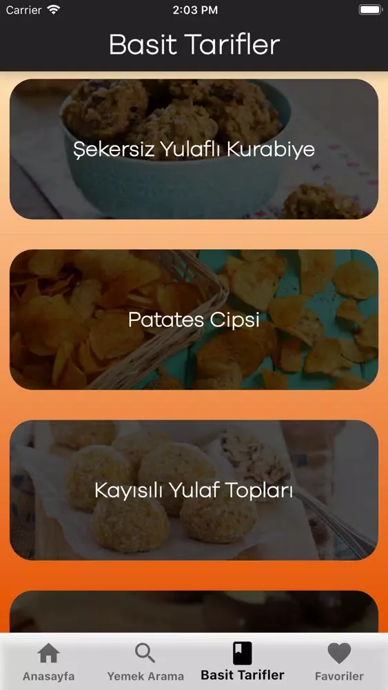 Bir Tarif Ver应用截图