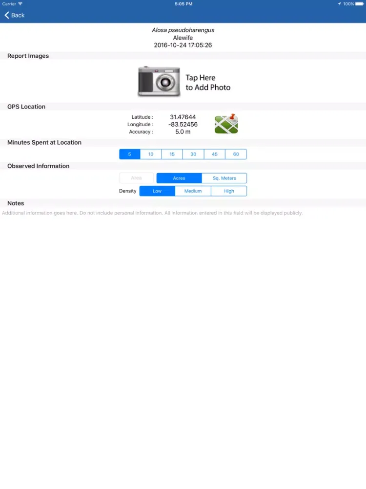 EDDMapS Alberta iPad  Screenshots