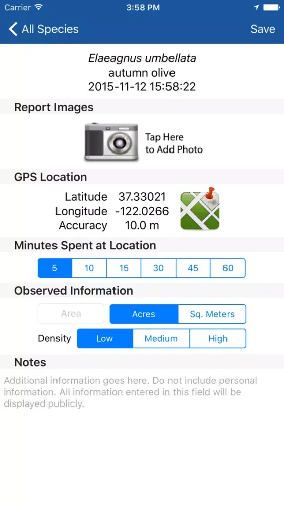 EDDMapS Alberta Screenshots