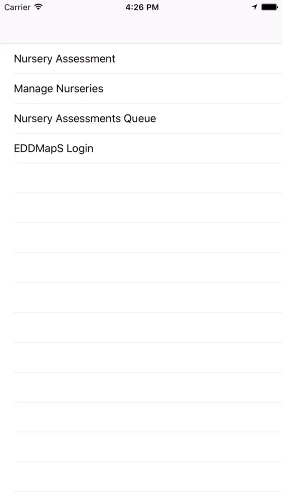 Capturas de tela do GDA Nursery Assessment