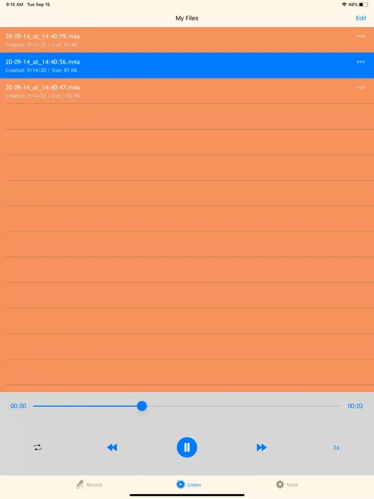 Smart Recorder Pro iPad 应用截图