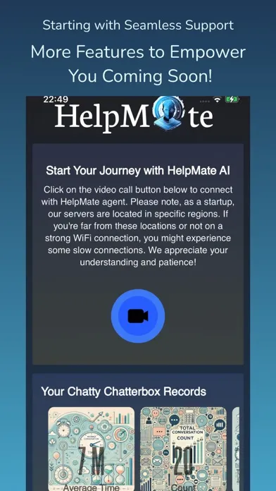 Capturas de pantalla de HelpMate AI