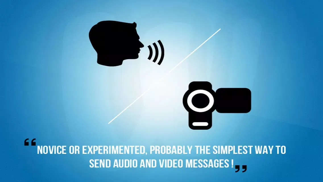 صور Woice lite - Record and send video and voice message by sms, email, Twitter and Facebook