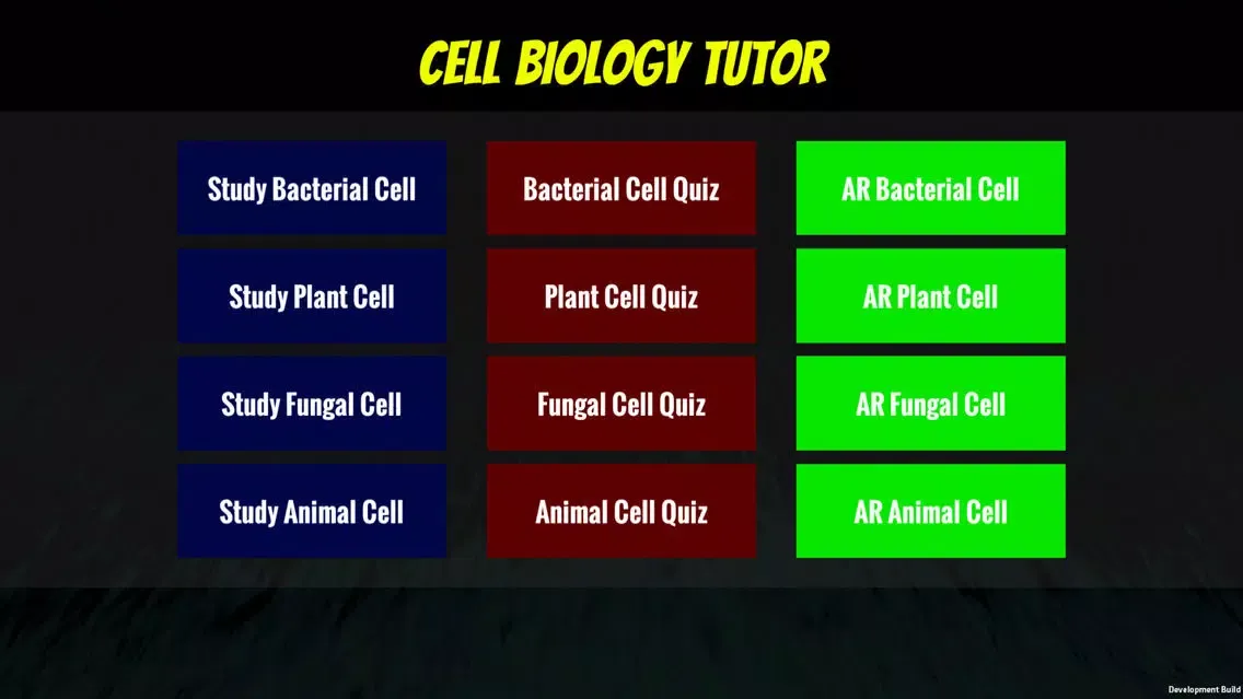Ảnh chụp màn hình của Cell Biology Tutor AR