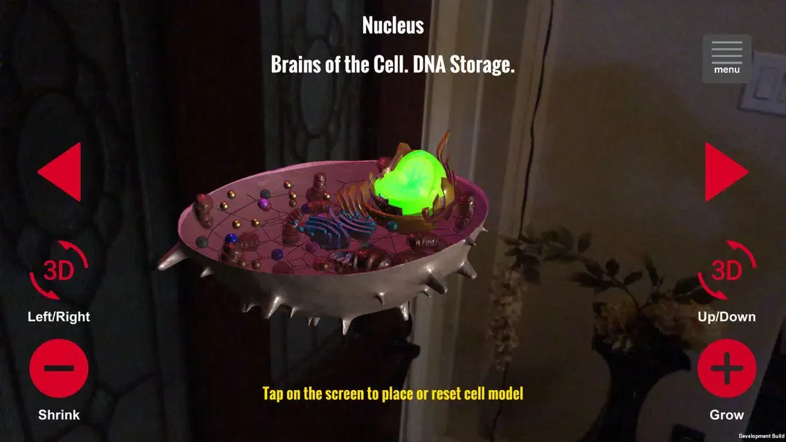 Ảnh chụp màn hình của Cell Biology Tutor AR