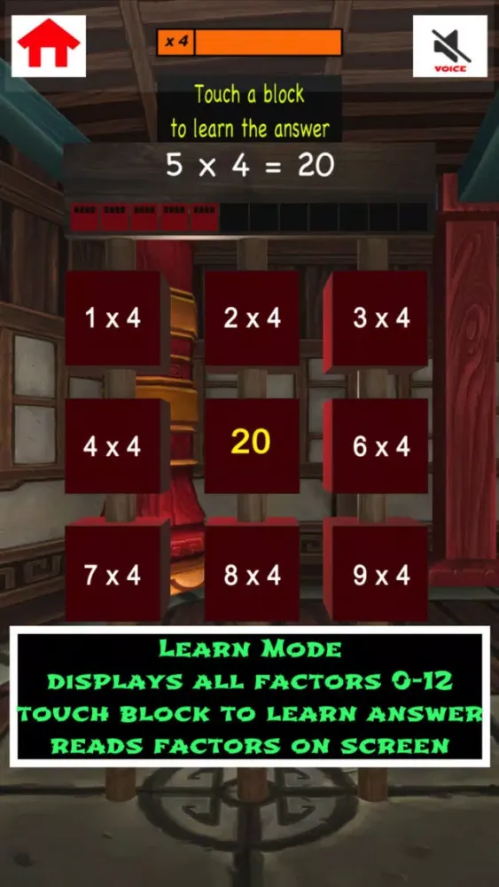 Multiplication Dojo XD Screenshots