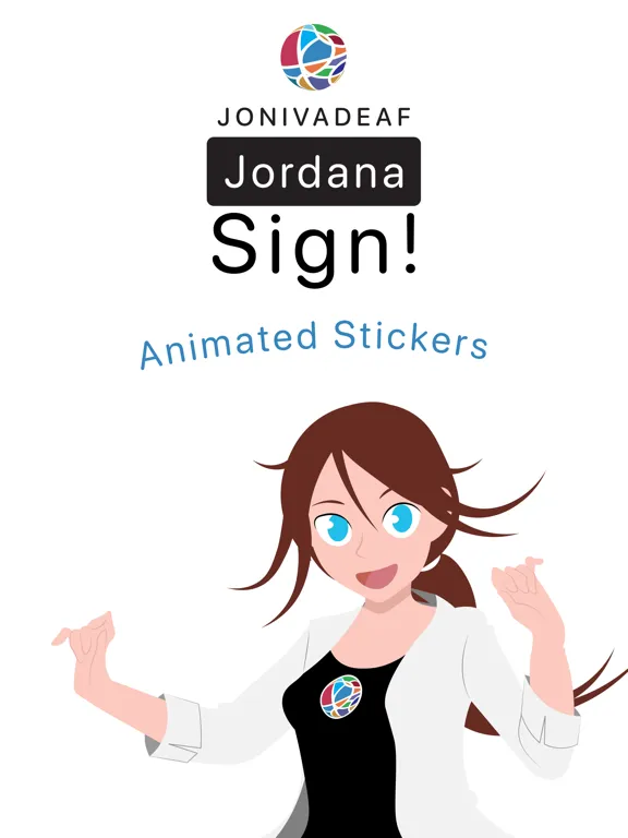Jordana Sign! Stickers iPad 应用截图