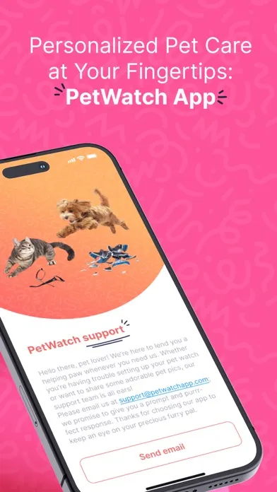 Tangkapan skrin PetWatch: Pet Sitter Care UAE