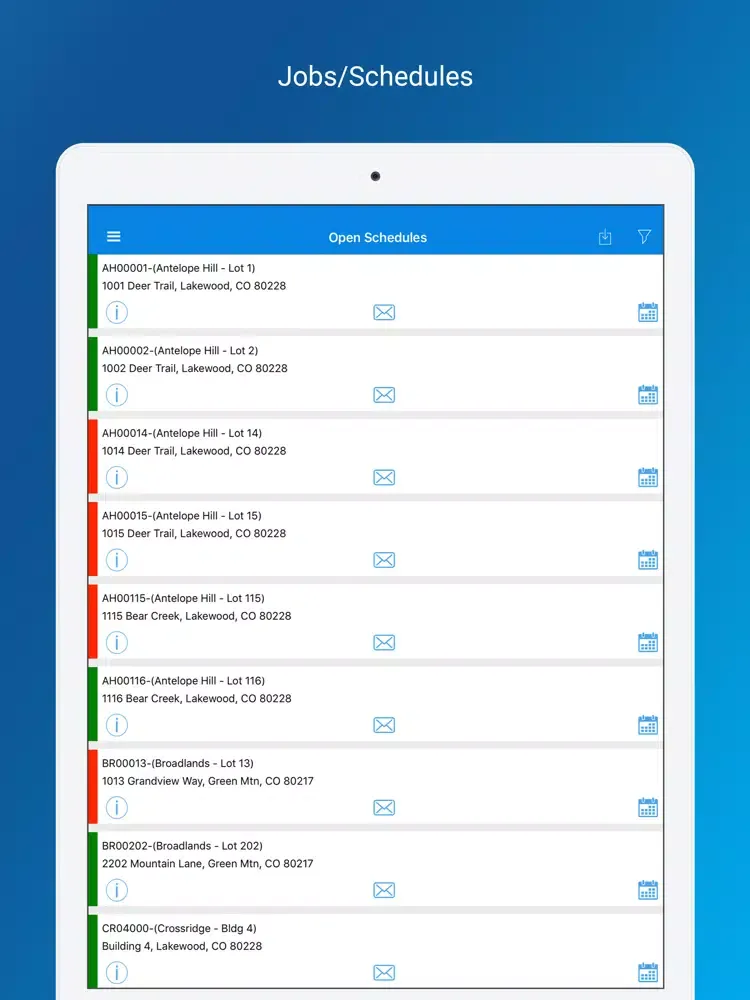 BuilderMT iPad  Screenshots