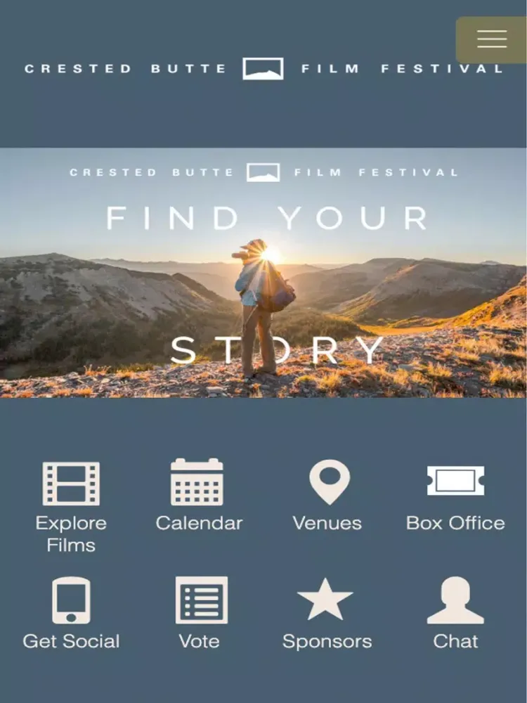 ภาพหน้าจอของ Crested Butte Film Festival iPad 
