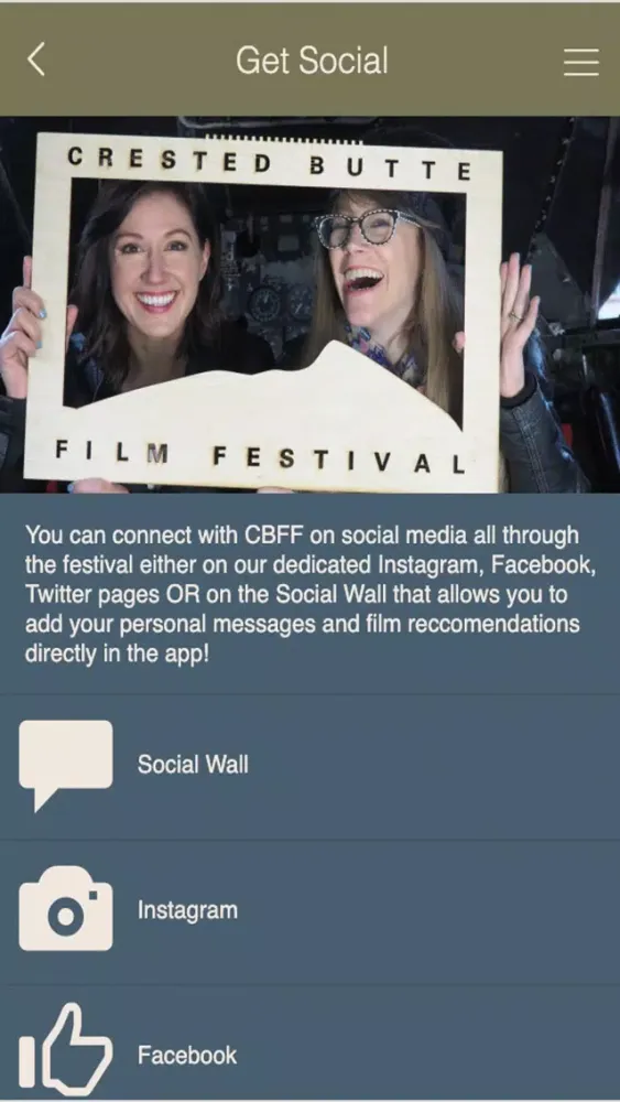 ภาพหน้าจอของ Crested Butte Film Festival