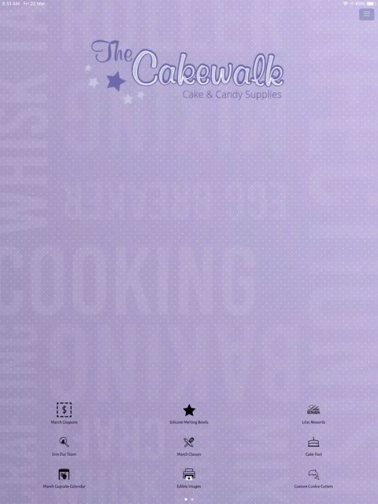 Zrzuty ekranu Cakewalk Supplies iPad 