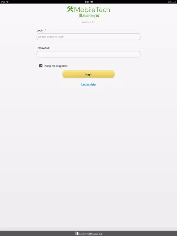 Screenshot di Building 36 MobileTech Tool for Installers iPad 