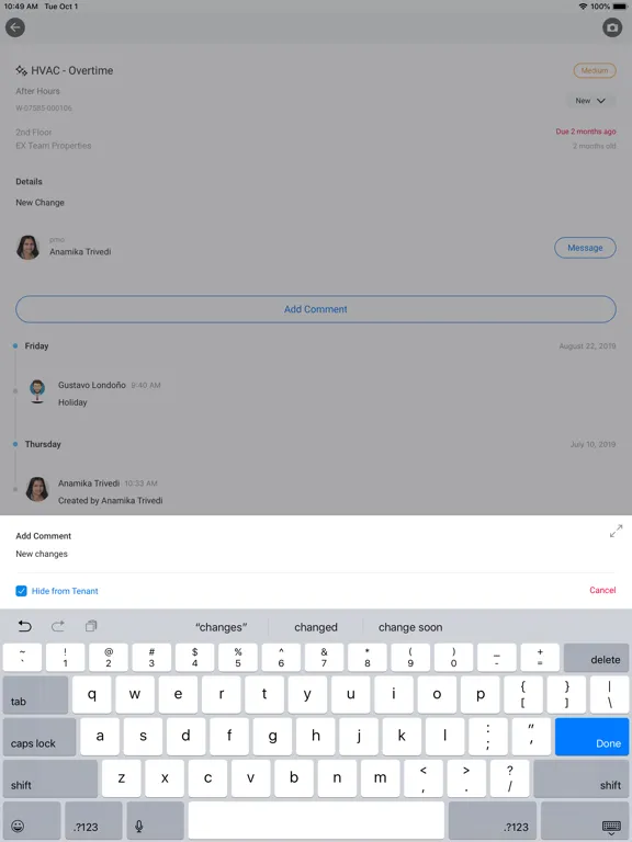 Prism - Property Management iPad  Screenshots
