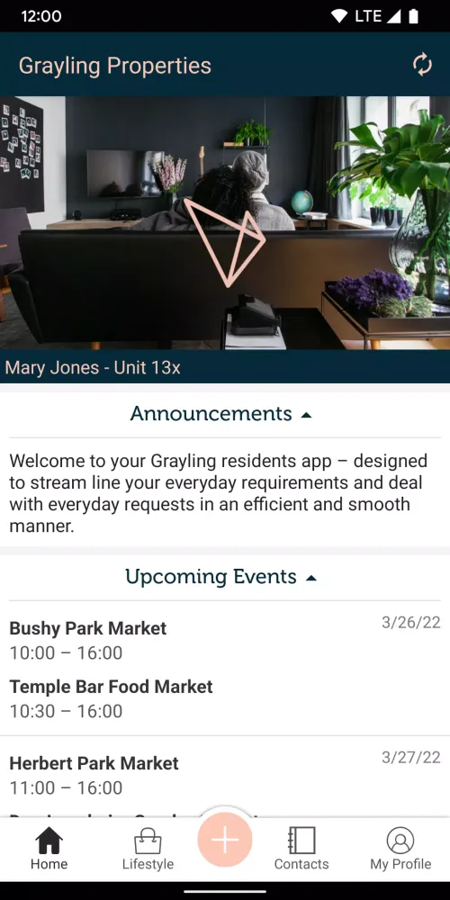 Capturas de pantalla de Grayling Resident App