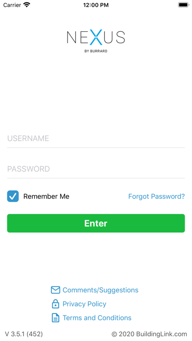 Zrzuty ekranu NEXUS Resident App