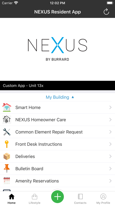 Zrzuty ekranu NEXUS Resident App