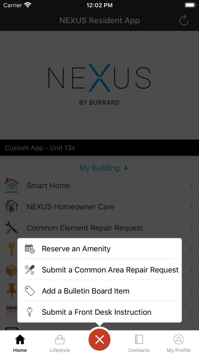 Zrzuty ekranu NEXUS Resident App