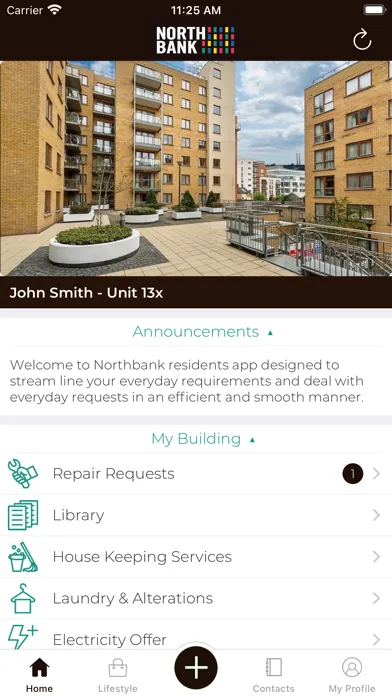 Captures d'écran de Northbank Residents’ App