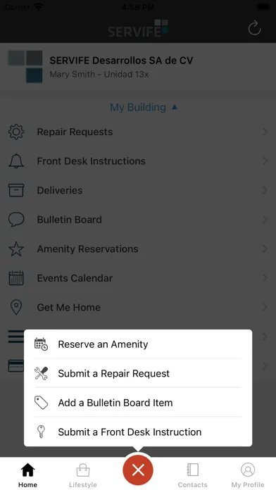 Capturas de pantalla de Servife App