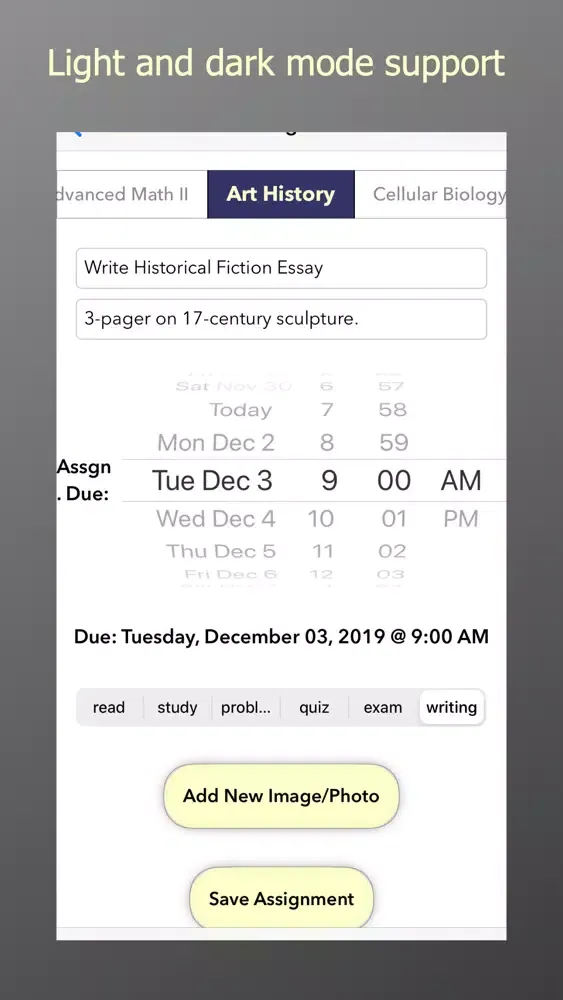 Homework - Assignment Planner স্ক্রিনশট