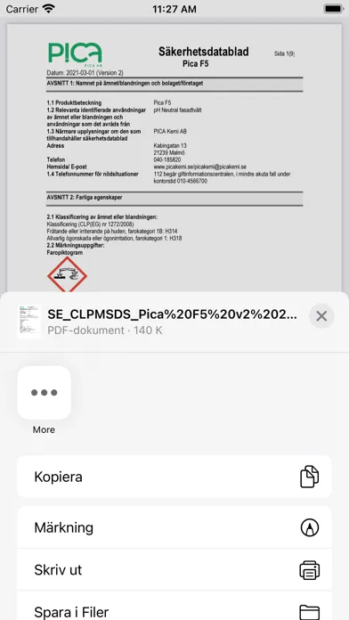 Pica Datasheets應用截圖