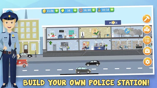 Police Inc: Tycoon police stat Screenshots