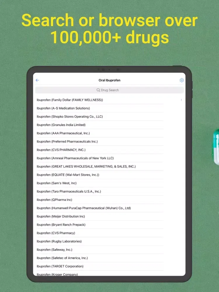 Drug Bible: Prescription Guide iPad 应用截图