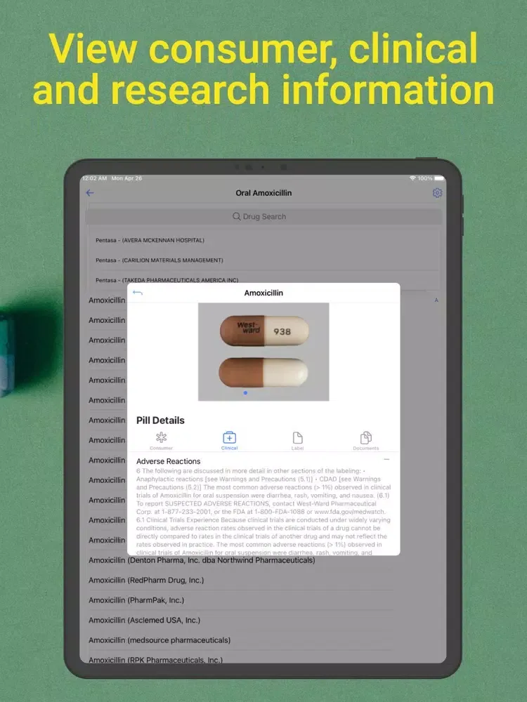 Drug Bible: Prescription Guide iPad 应用截图