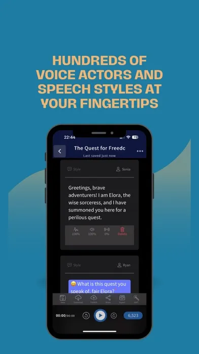Capturas de pantalla de Text to Speech by Storyteller