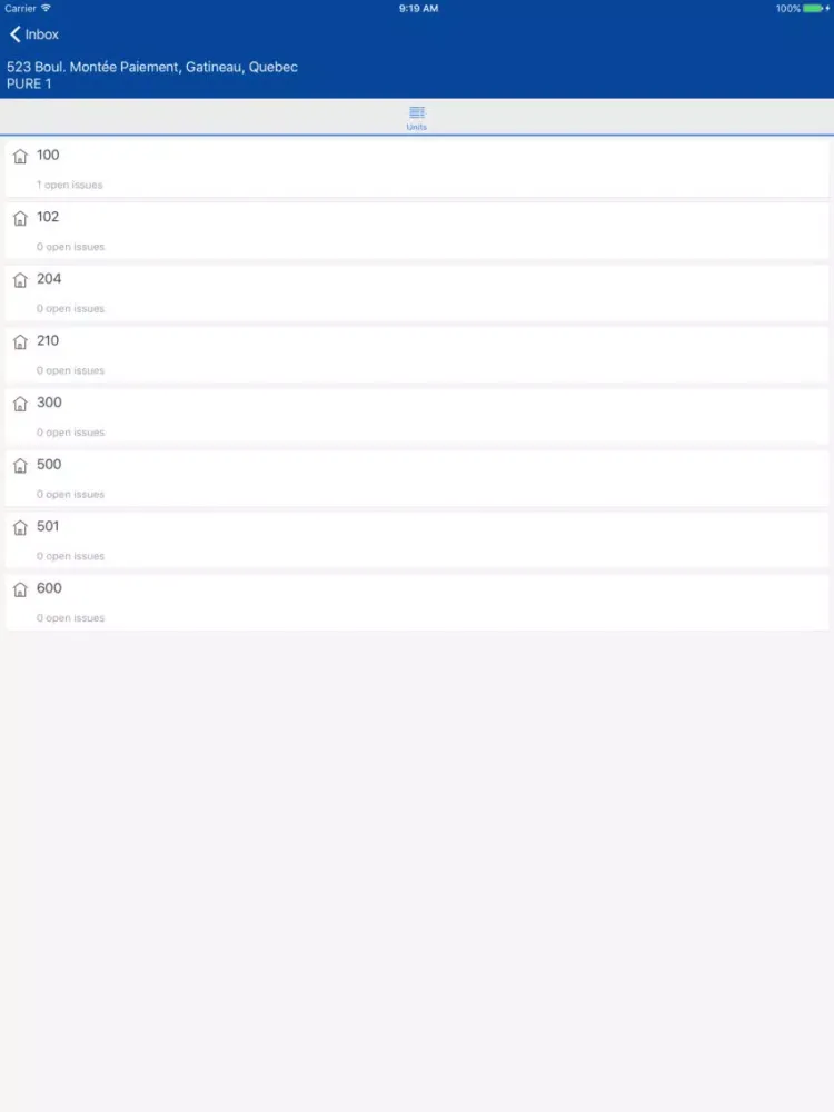 Скриншоты Buildmetric Inspect iPad 