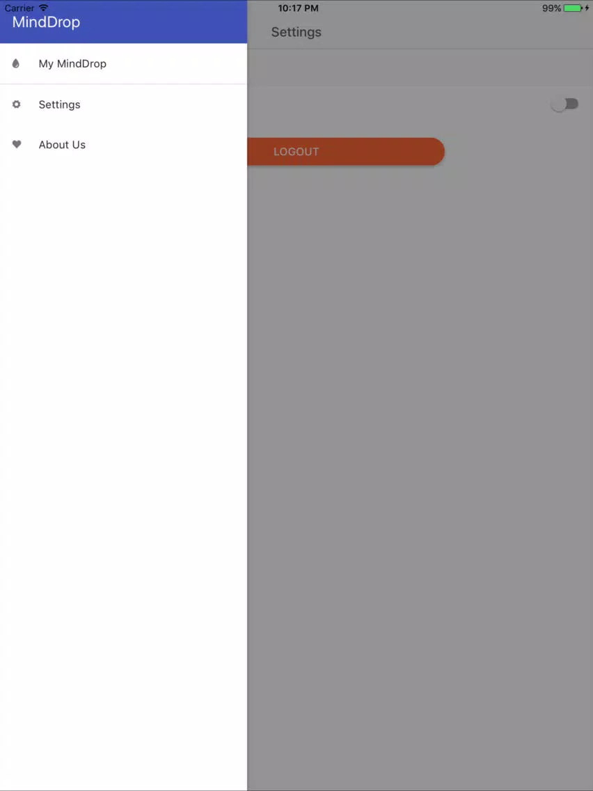 MindDrop - Easy Sharing iPad  Screenshots