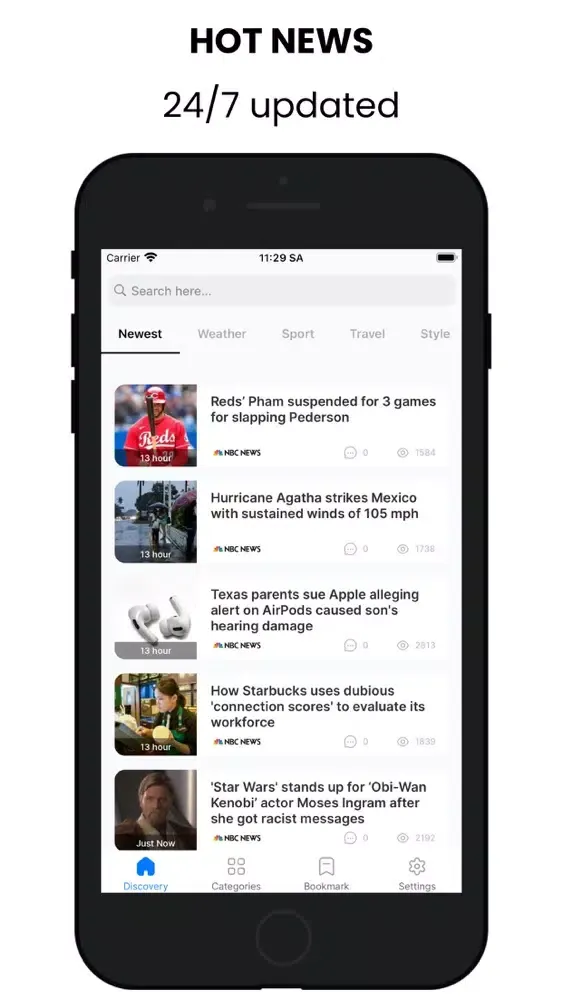 تصاویر News Break - Audio Text Reader